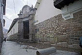 Cusco, colonial palace built on inca walls 